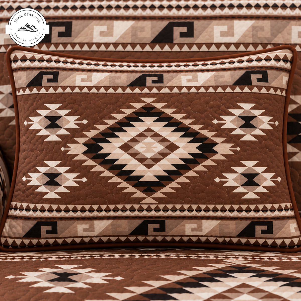 Cozy Boho Style Quilted Pillow Cover TN227QLTPLC