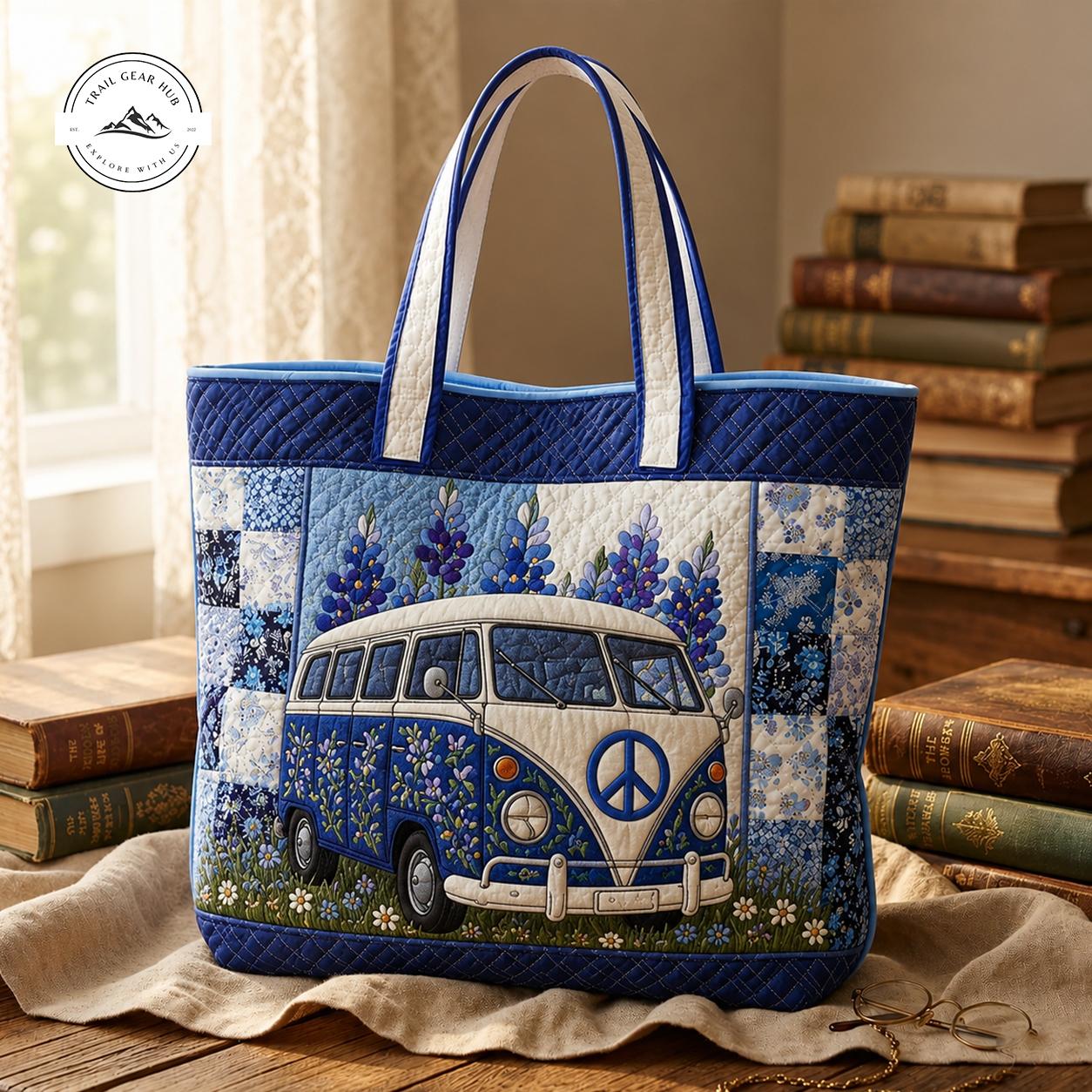 Vintage Van Quilted Tote Bag TN10