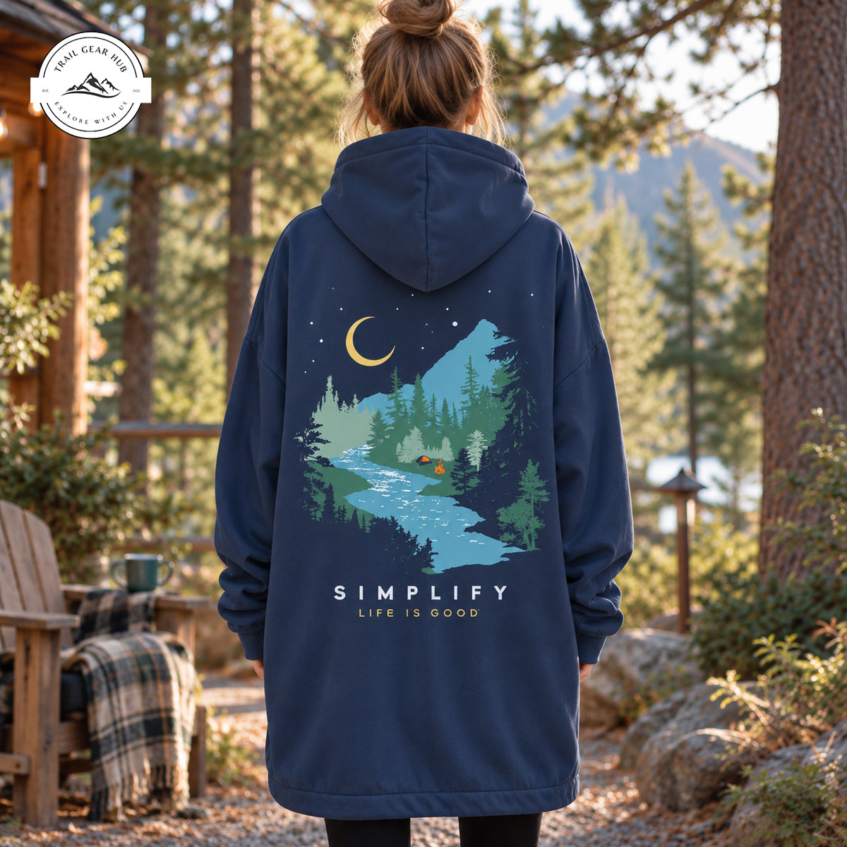 Simplify Life Is Good Snug Hoodie TN10