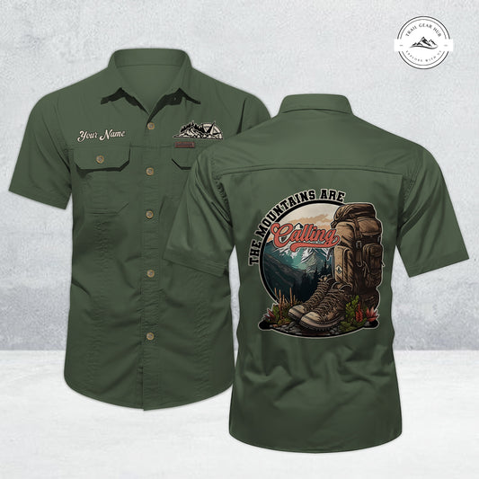 Trail Gear Hub Adventure Edition Men’s Short Sleeve Cargo Shirt TP02