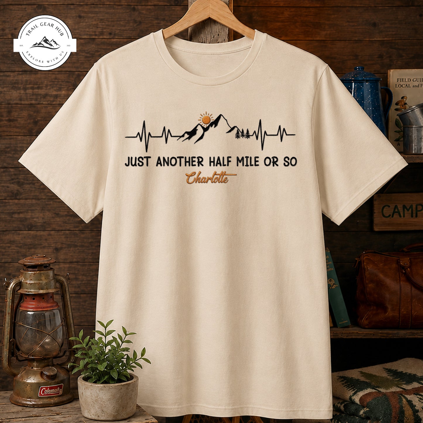Just Another Half Mile Personalized Embroidered T-Shirt Sweatshirt Hoodie TP05