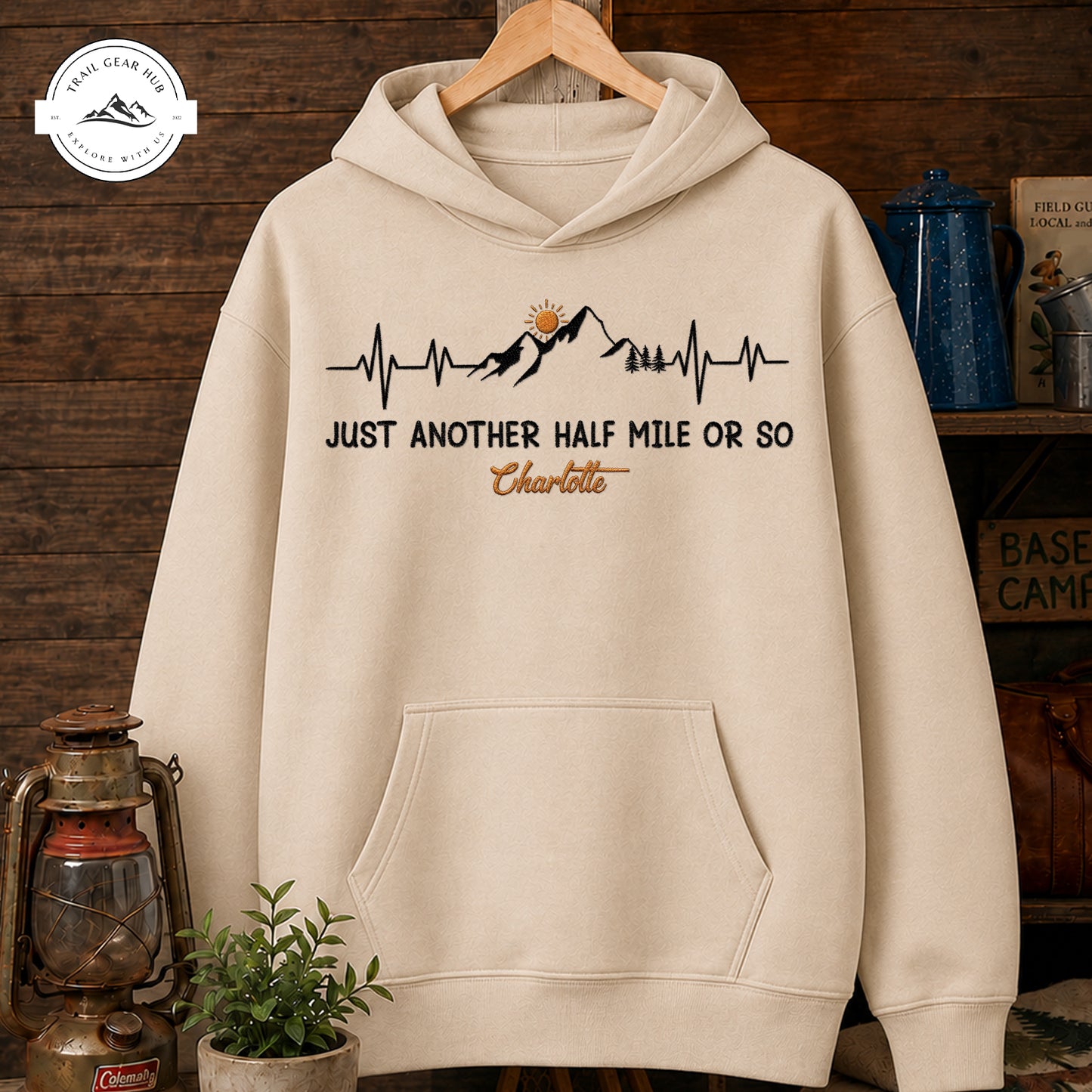 Just Another Half Mile Personalized Embroidered T-Shirt Sweatshirt Hoodie TP05