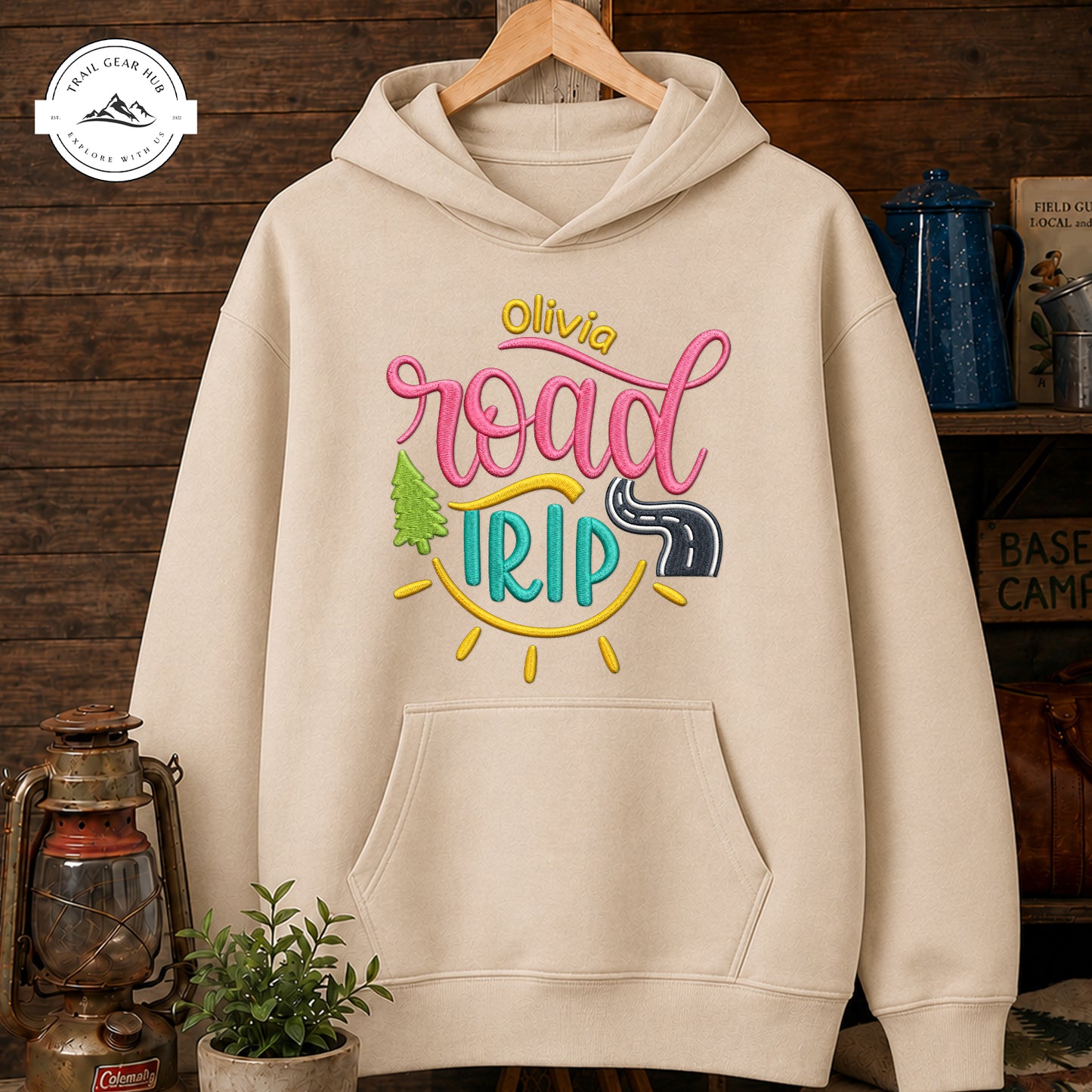 Road Trip Personalized Embroidered T-Shirt Sweatshirt Hoodie TP06