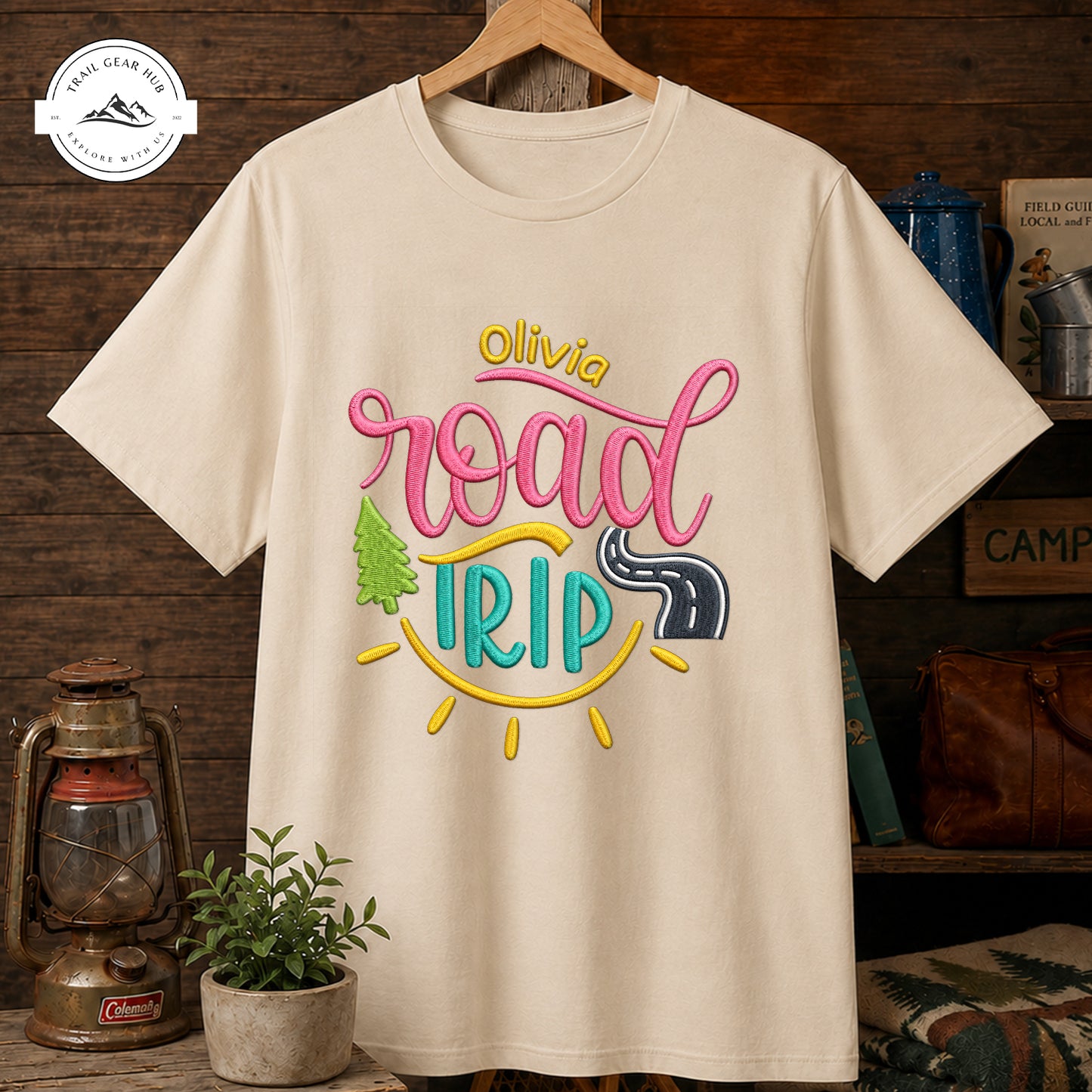 Road Trip Personalized Embroidered T-Shirt Sweatshirt Hoodie TP06