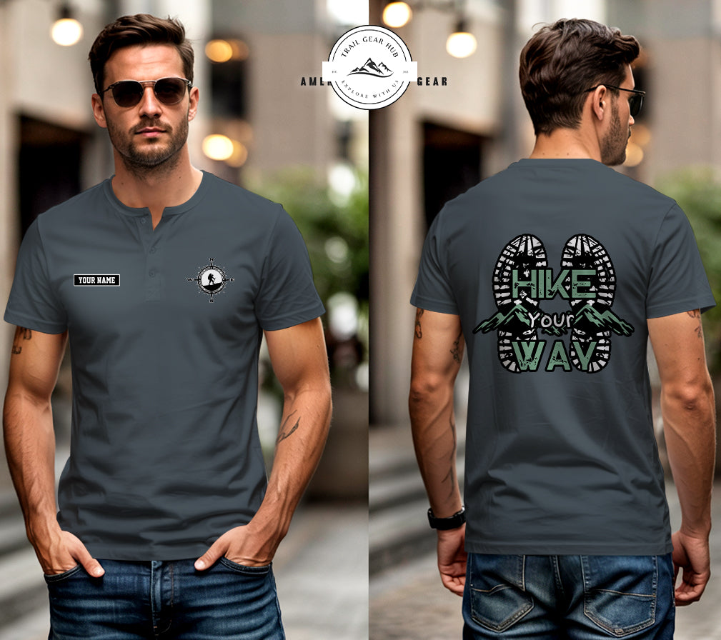 Hike Your Way Henley Shirt TP05
