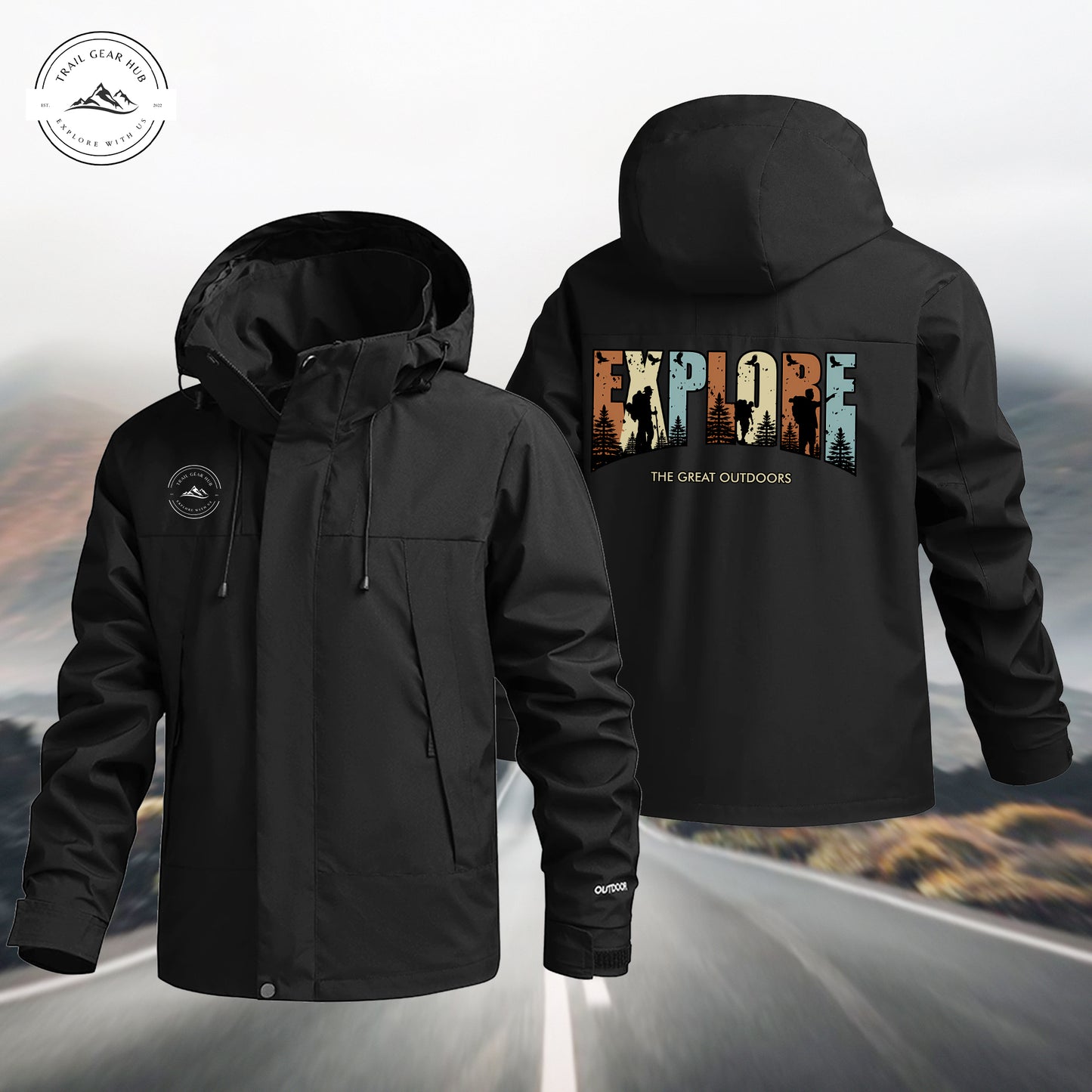 Explore The Great Outdoors Waterproof Jacket TP03