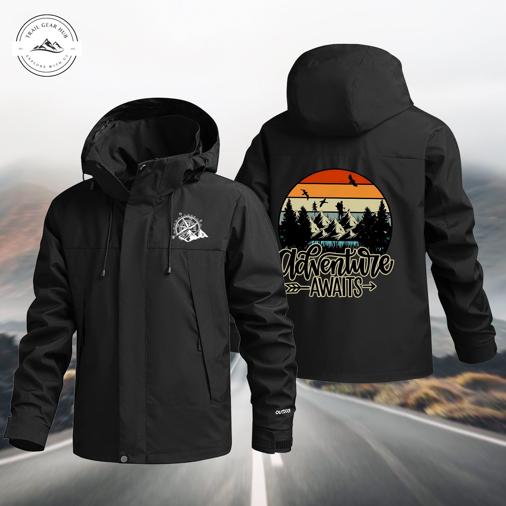Adventure Awaits Waterproof Jacket TP04 – Trail Gear Hub