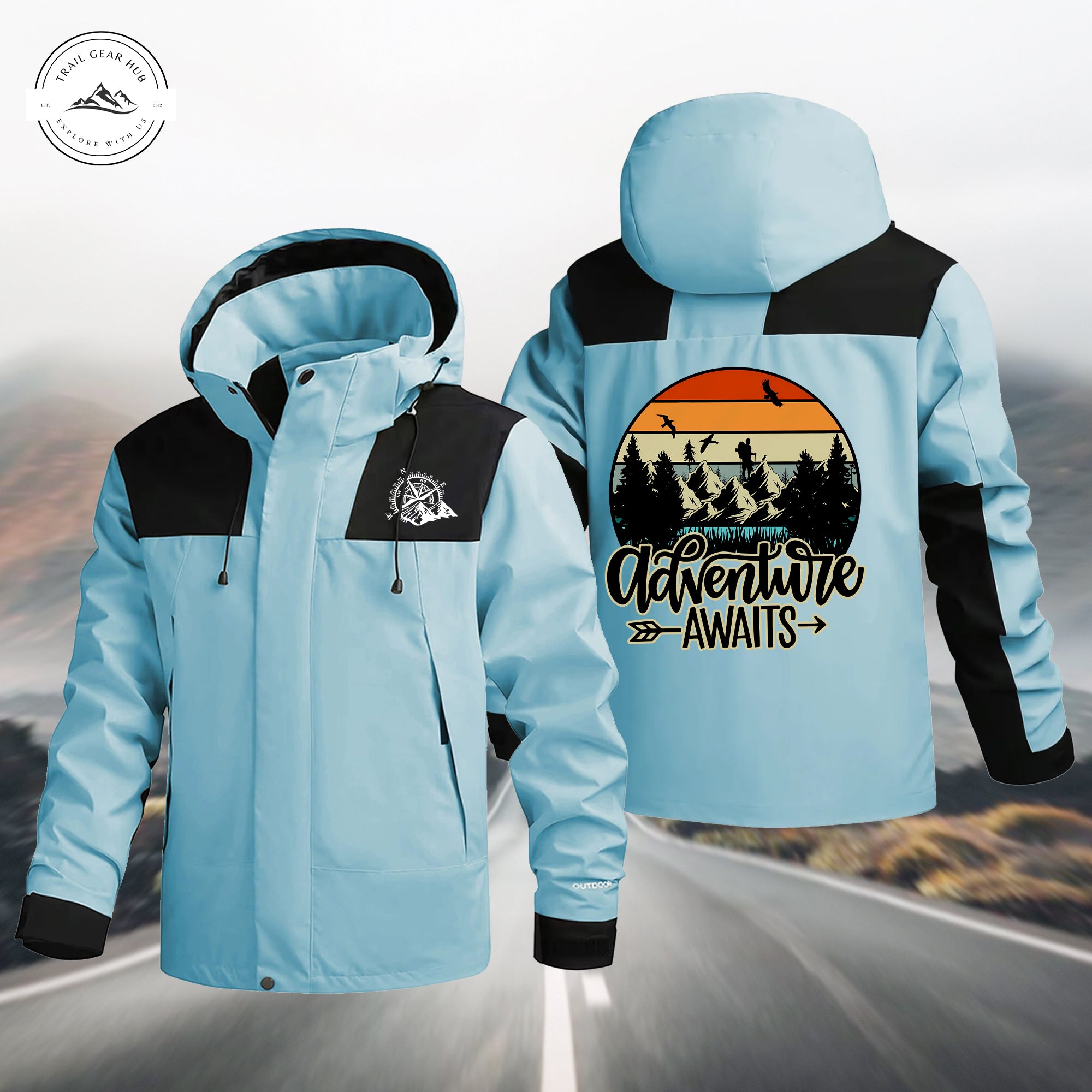 Adventure Awaits Waterproof Jacket TP04 – Trail Gear Hub