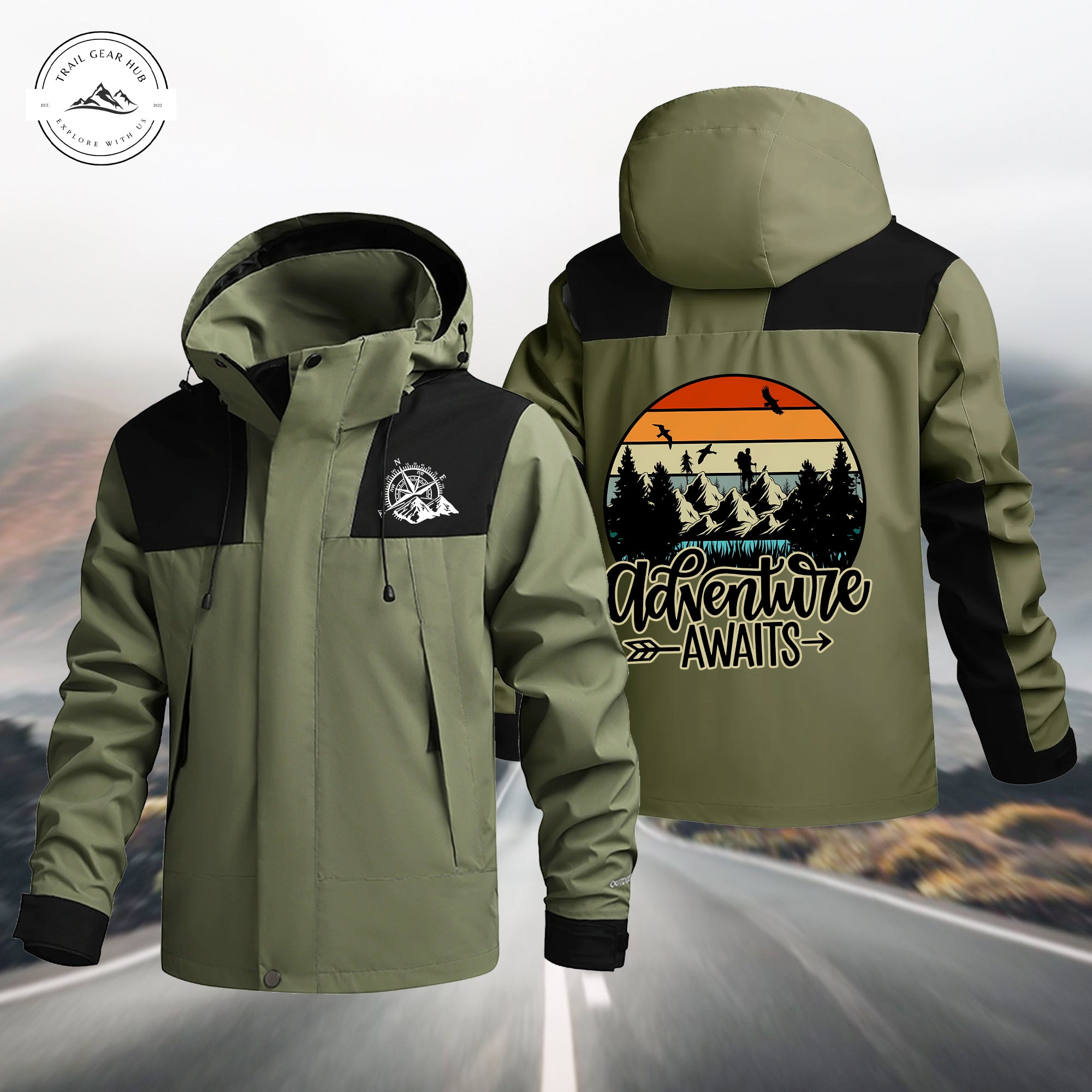 Adventure Awaits Waterproof Jacket TP04 – Trail Gear Hub