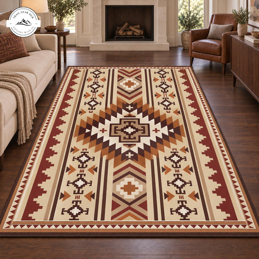 Traditional Vintage Floral Area Rug TP12