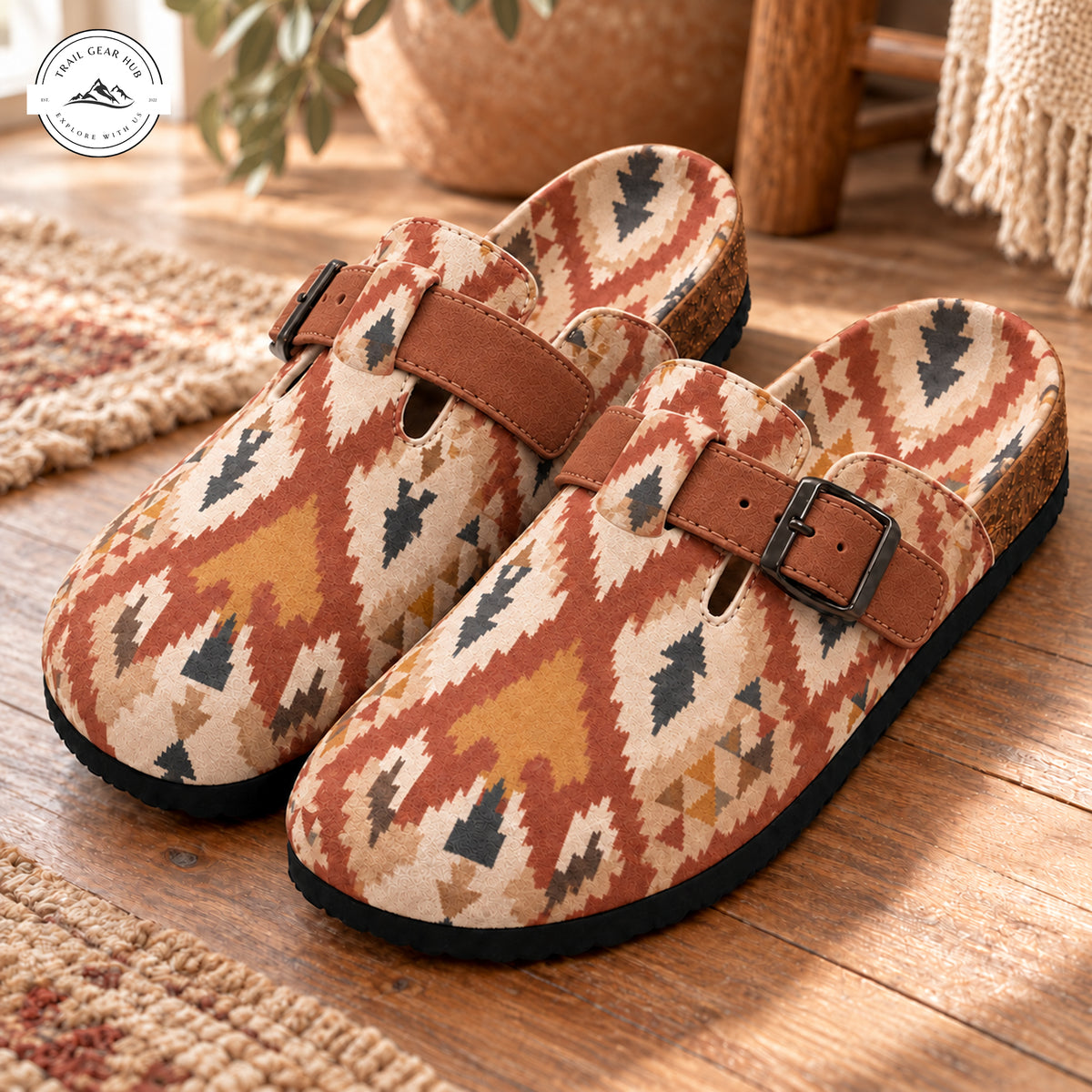 Bohemian Style Suede Mules Slippers TP01
