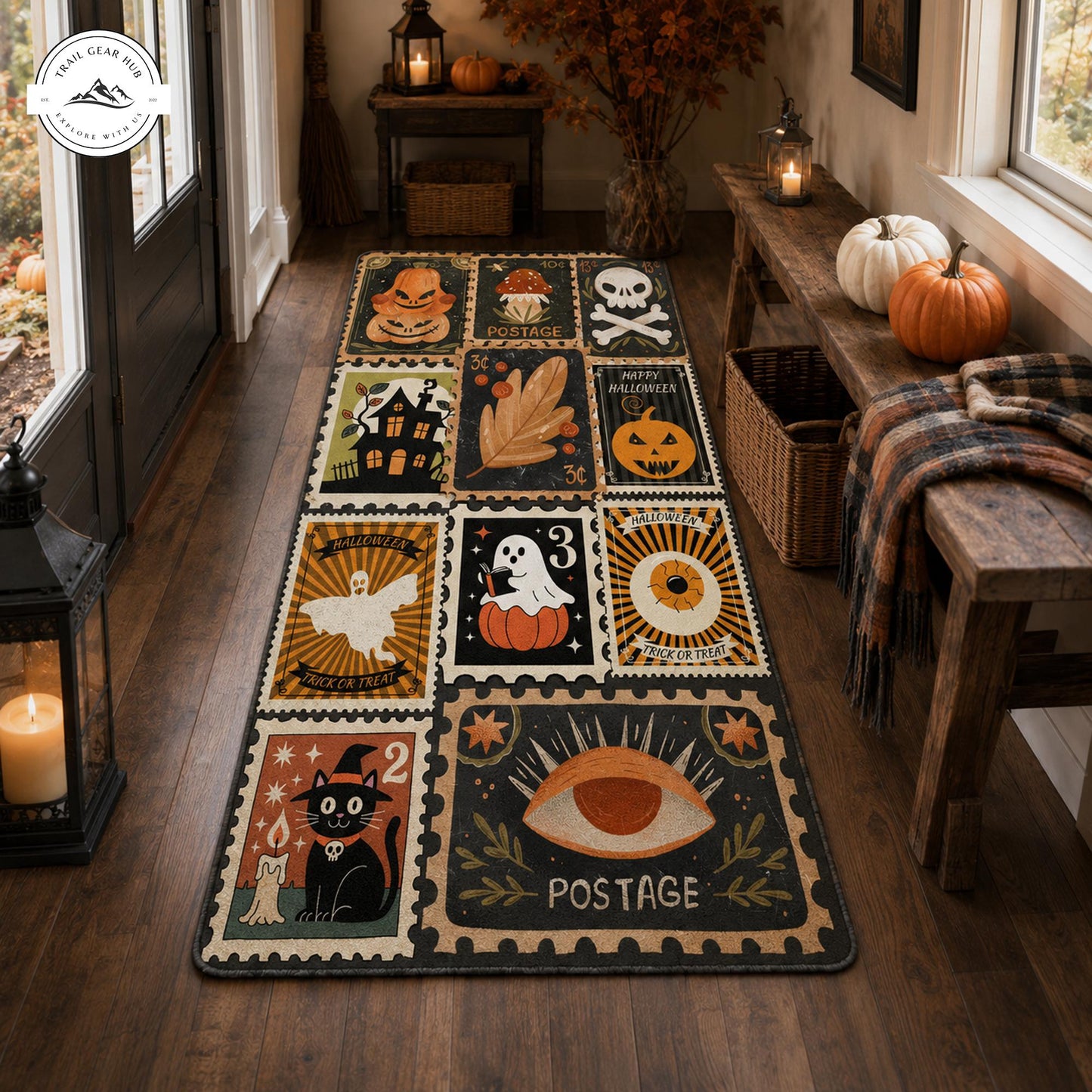 Retro Spooky Fall Runner Carpet TP2