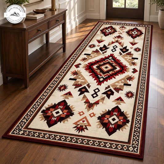 Rustic Native American Style Runner Carpet TP23