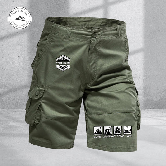 Trail Gear Hub Adventure Edition Multi-Pocket Cotton Sport Shorts TP01