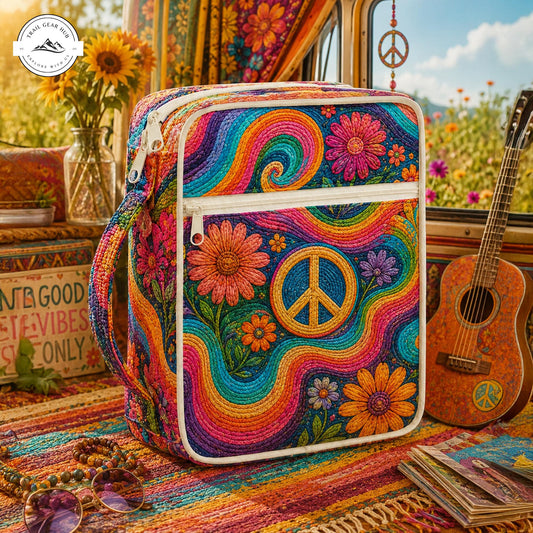 Groovy Boho Quilted Bible Cover TP14