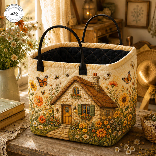 Cottagecore Quilted Storage Basket TP14