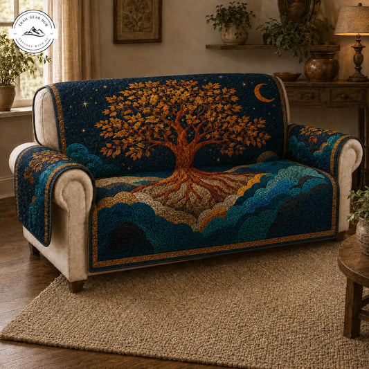 Mystic Tree of Life Quilted Seat Sofa TP87
