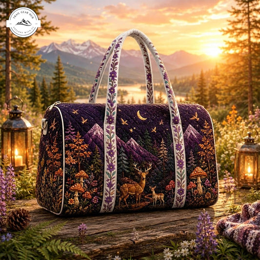 Mystic Forest Quilted Travel Bag TP02