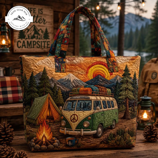 Outdoor Adventure Quilted Tote Bag TP01
