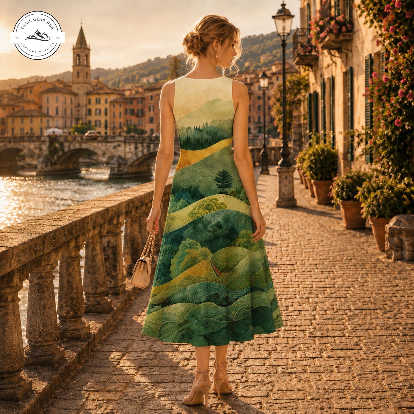 The Rolling Hills Women's Vest Dress TP06