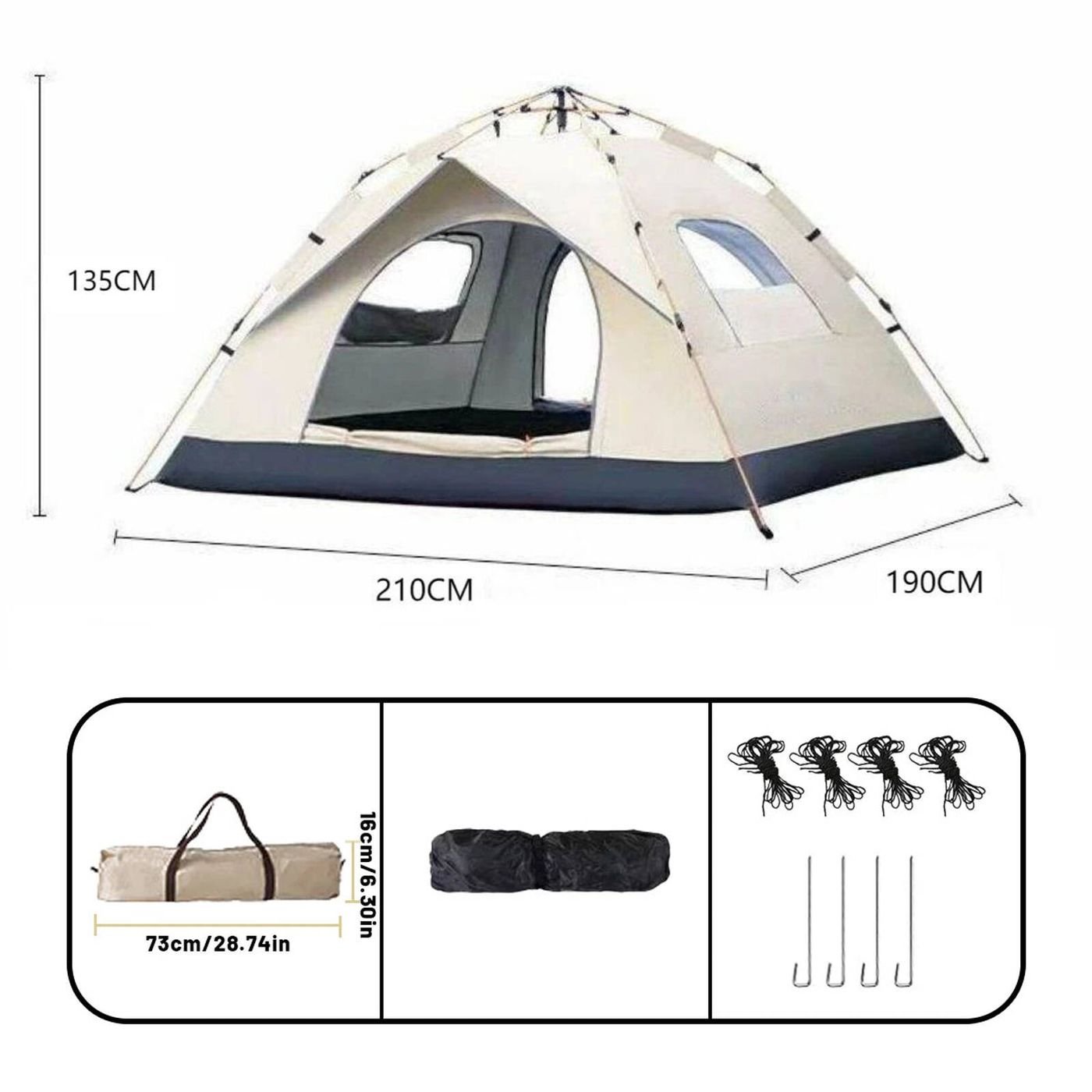 Nomad Haven 3-4 Person Tent