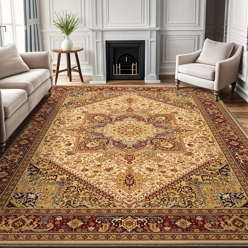 Vintage Boho Persian Area Rug LD5