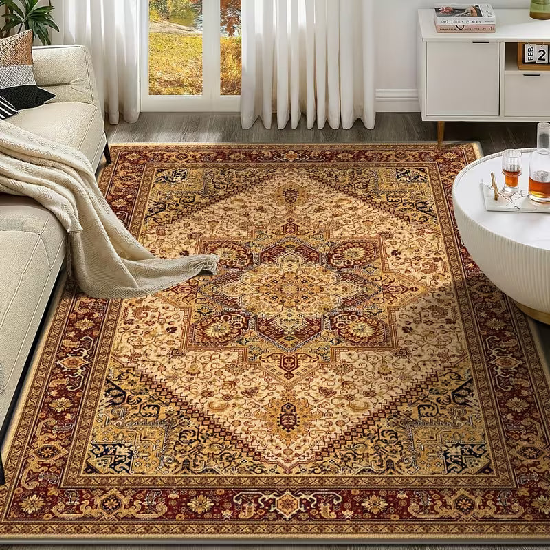 Vintage Boho Persian Area Rug LD5