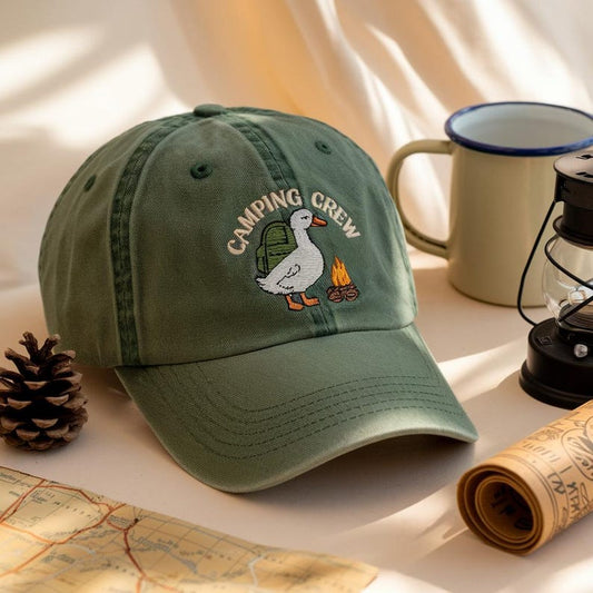 Embroidered Silly Goose Washed Cap