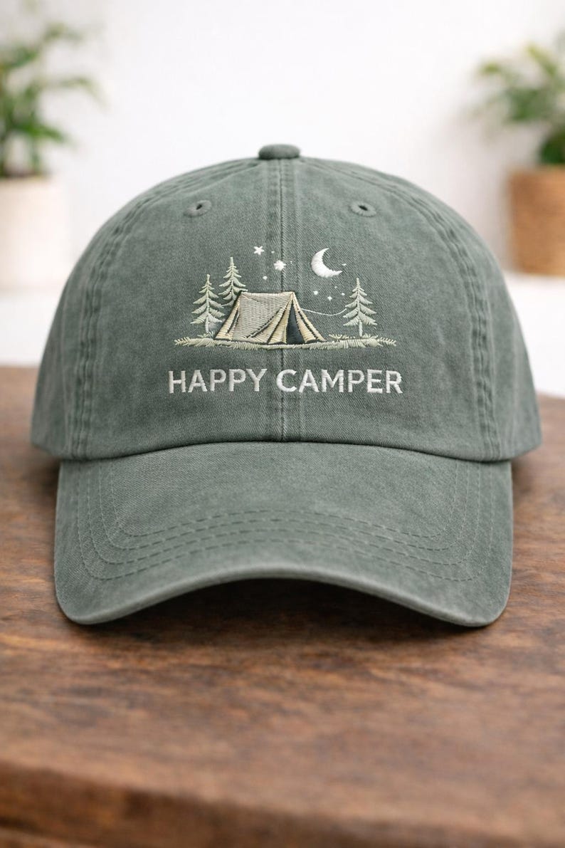 Minimal Embroidered Hat