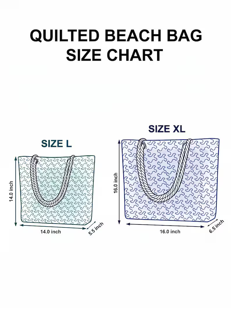 Colorful Patchwork Quilted Beach Bag EM07