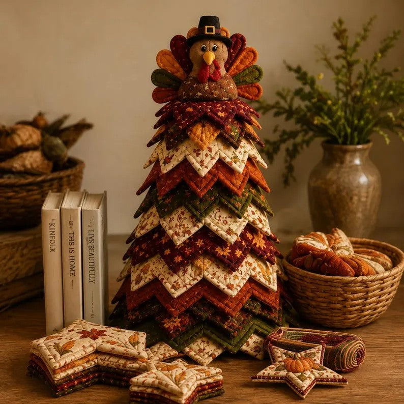 Fall & Thanksgiving DIY Quilted Tree Kit LD10