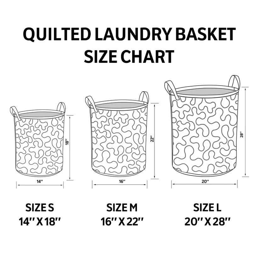 Spring Breeze Quilted Laundry Basket QV01