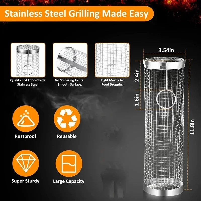 Stainless Steel Grill Basket