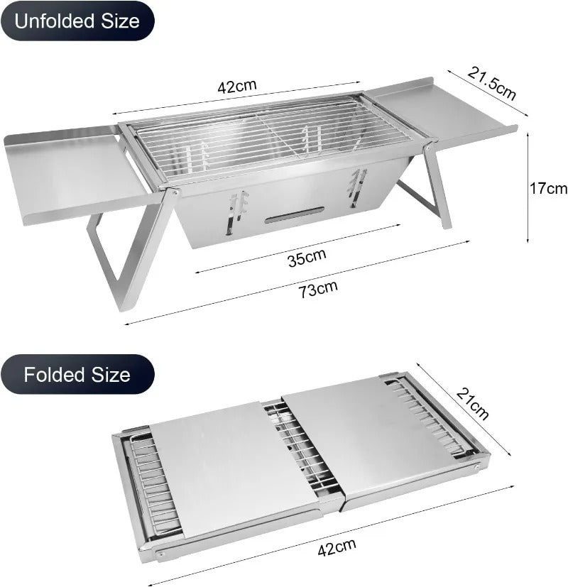 Portable Charcoal Grill Folding