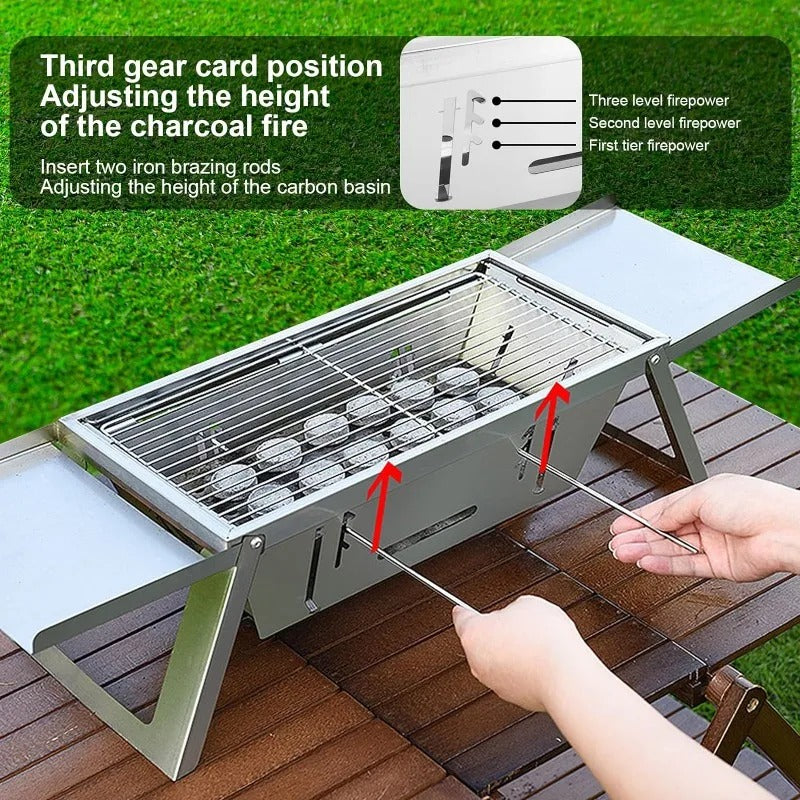 Portable Charcoal Grill Folding