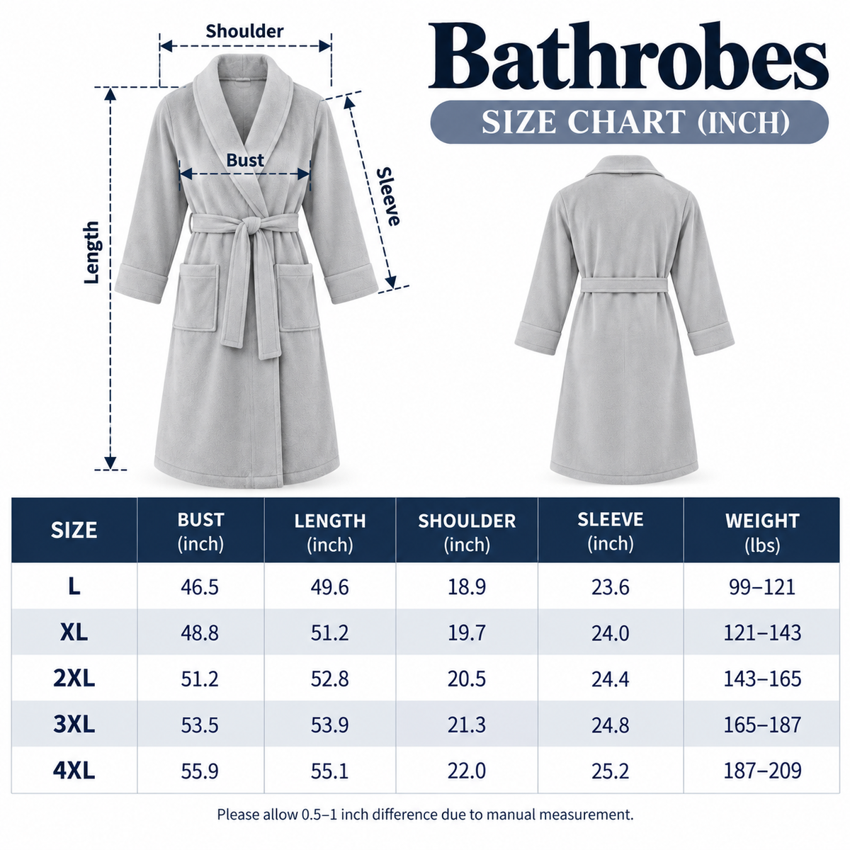 Blue Floral Print Bathrobes TP01